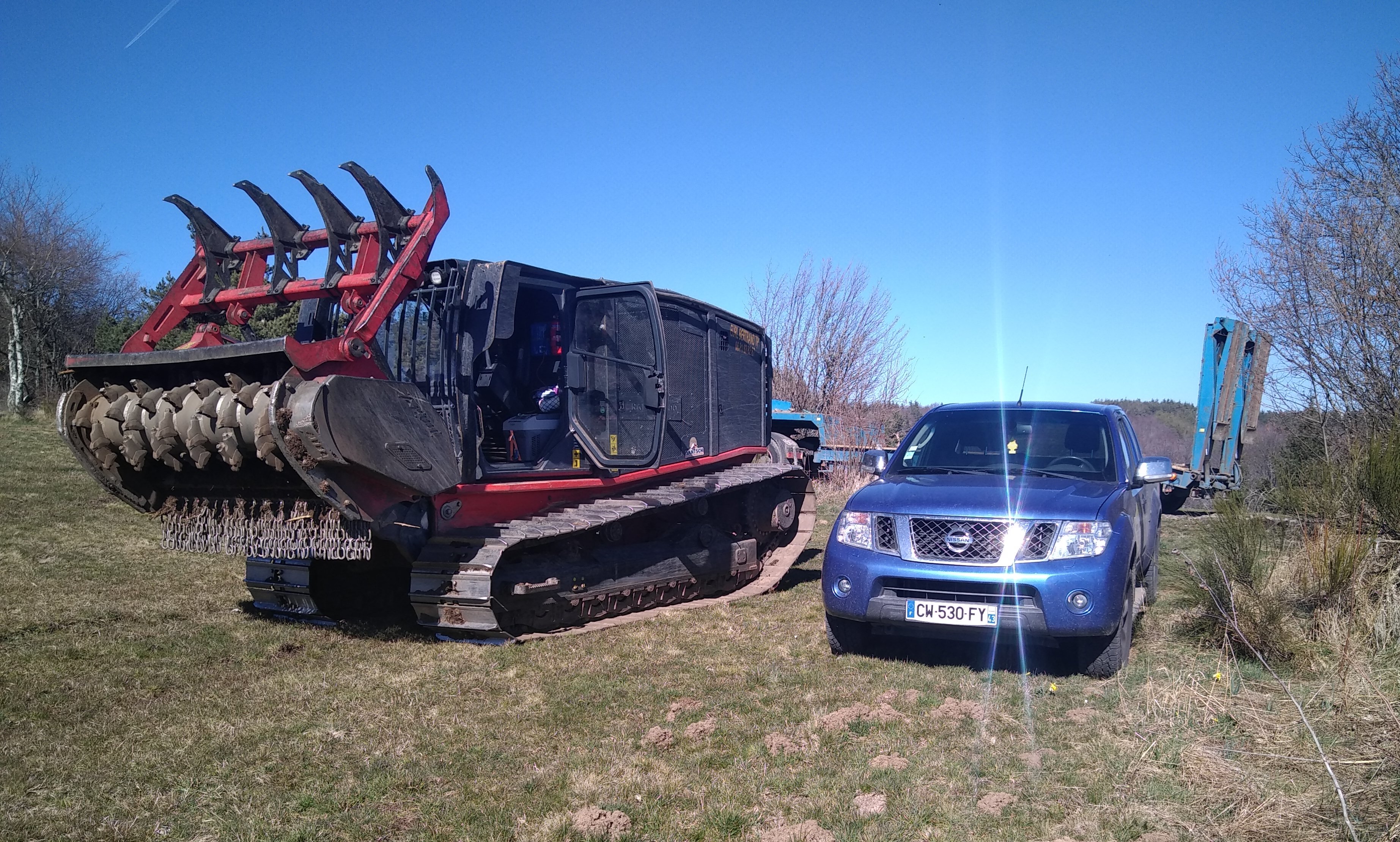 Notre broyeur forestier, le Raptor 300